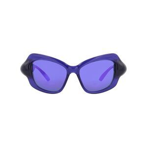 Balenciaga Cat Eye-Frame Bio Injection Sunglasses Blue Womens